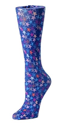 Cutieful 10-18 mmHg Graduated Compression Sock - Abstract Stars