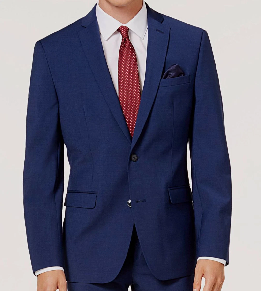Bar iii navy suit cheap