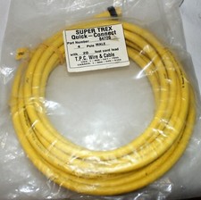 Super Trex 84720 Cable, 4 Pin Male to Bare Wire, 12ft - NEW