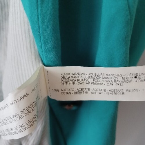Blazer maglione Zara donna blu medio vestibilità ampia boho bottoni blazer giacca - Foto 5 di 15