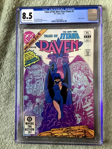TALES OF THE NEW TEEN TITANS #2  (1982) CGC  8.5  O/W    WHITE PAGES!! 