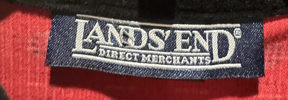 Vestido Lands End Niñas Manga Larga Talla 10 Rojo Cuadros Pana Terciopelo Vacaciones de Navidad Foto 2 de 4