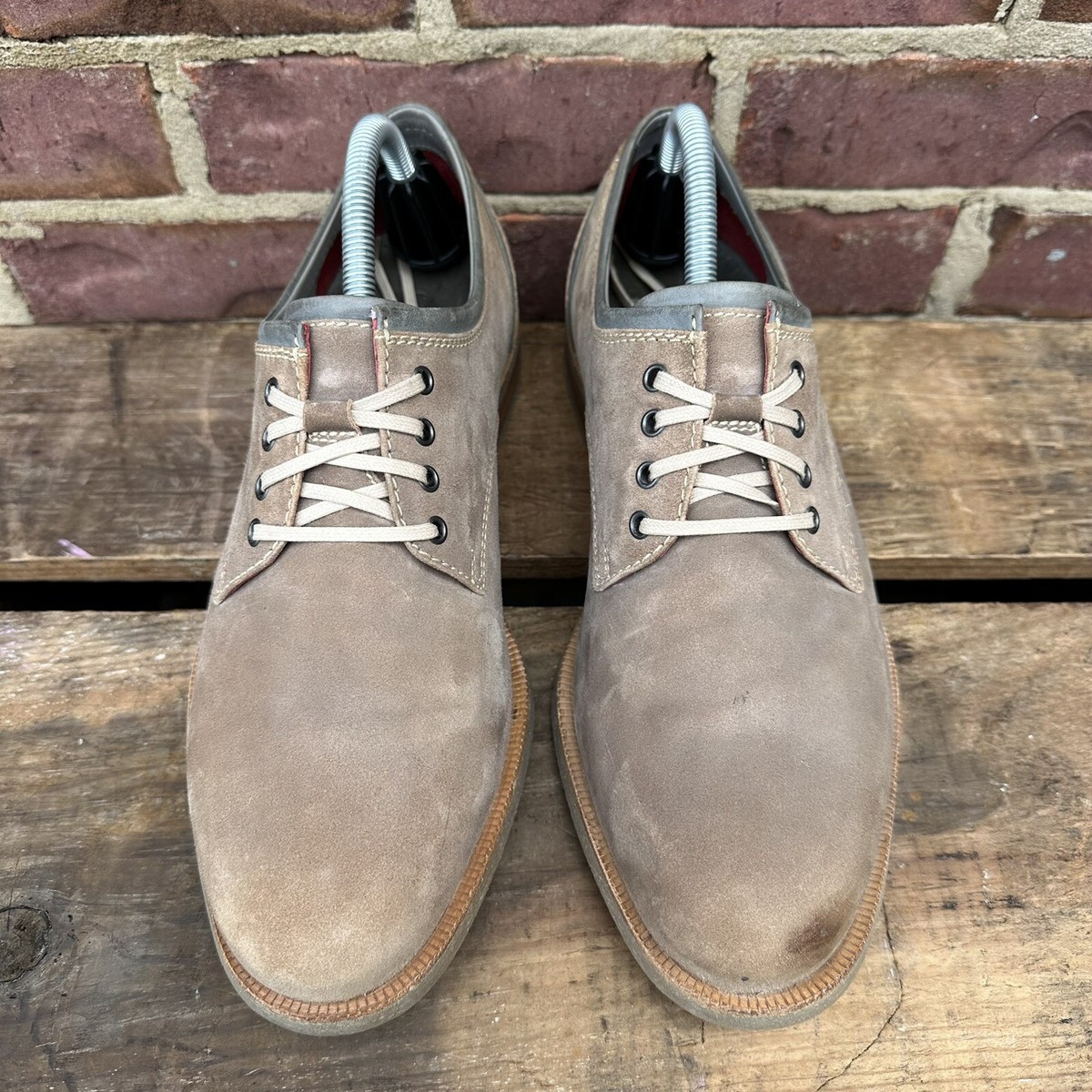 Cole Rood Haan Oxford Dress Shoes Mens 9 M Classic Suede  display picture 2
