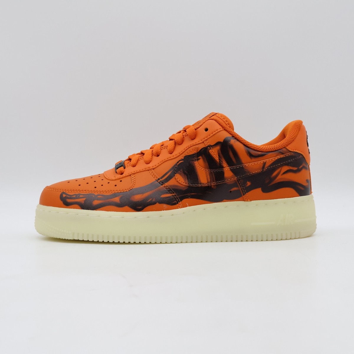 CU8067-800 Nike Air Force 1 Low Orange Skelton Halloween