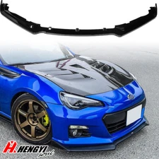 For Subaru BRZ 2013-16 Front Bumper Lip Spoiler Splitter Protector Carbon Look