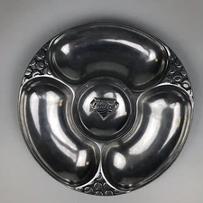 San Diego Padres Chip And Dip Serving Dish Wilton Armetale Baseball Party Tray