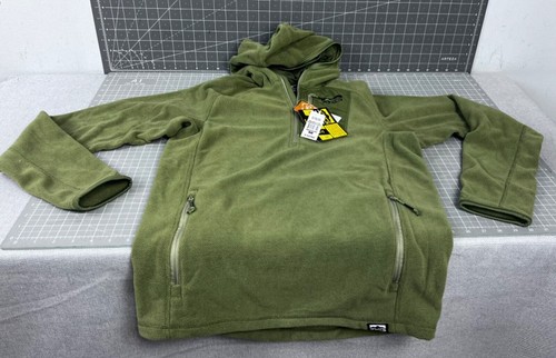 King's Camo Men's XKG Covert Hunting Hoodie 1/2 zip Sz. 2XL New Olive XKG4214 - Picture 9 of 13