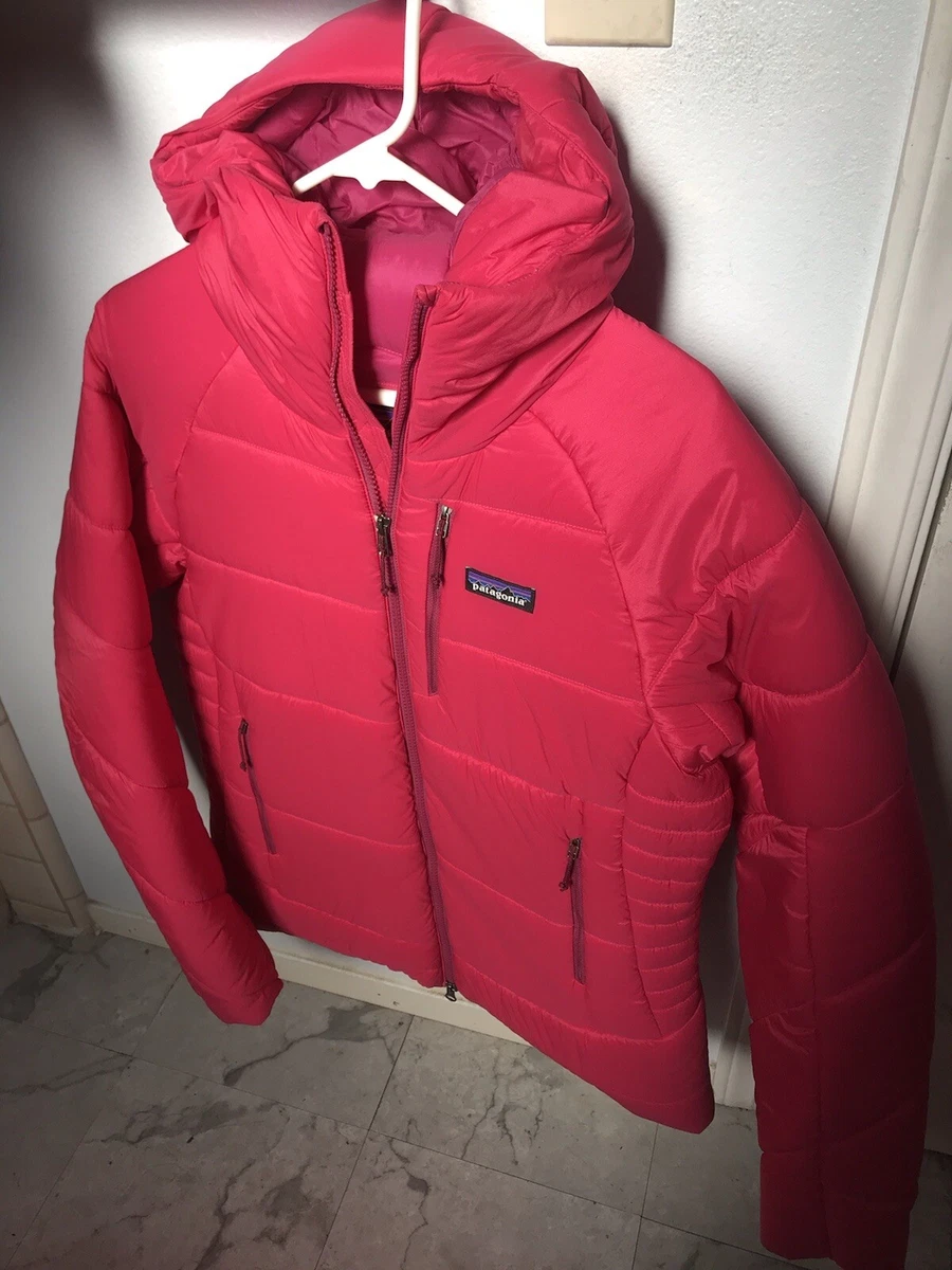 Patagonia hyper puff hoody Womenu0026#039;s Size Small Pink Magenta | eBay