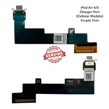 Original iPad Air 4 & 5 (Cellular) Charging Port Flex Repair 821-03726 - Purple