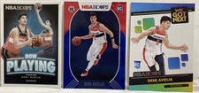 Deni Avdija Panini NBA Hoops Hyper Red + 2 Inserts Asia TMall RC SP Wizards LOT