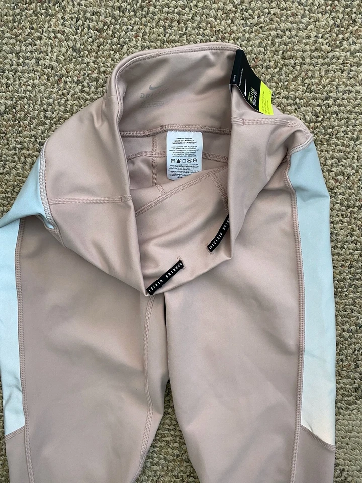 Nike Epic Luxe Leggings Pantalones Run Division Flash Malva CV2253 $140 Para Mujer M Foto 2 de 4