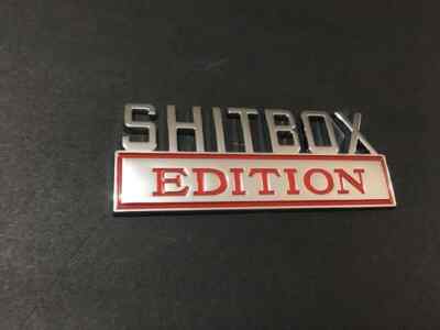Car Sticker SHITBOX Edition Badge Emblem Hood Grille for Subaru Chevrolet Honda Jeep Ford Nissan Lexus Peugeot Lada Mazda Dodge - 34