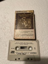 RARE Crosby, Stills, Nash  Young  Deja Vu  SNAP CASE CASSETTE