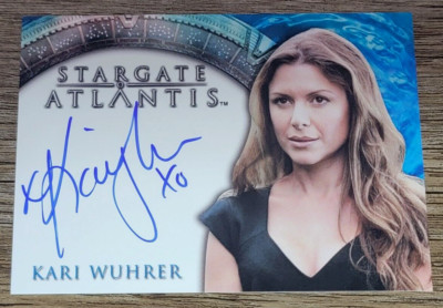 Stargate Atlantis Seasons 3 & 4 Kari Wuhrer as Nancy Autograph | eBay