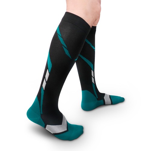 Men Women Compression Socks Stockings 20-30 mmHG Knee High Miracle Foot Support - Picture 16 of 48