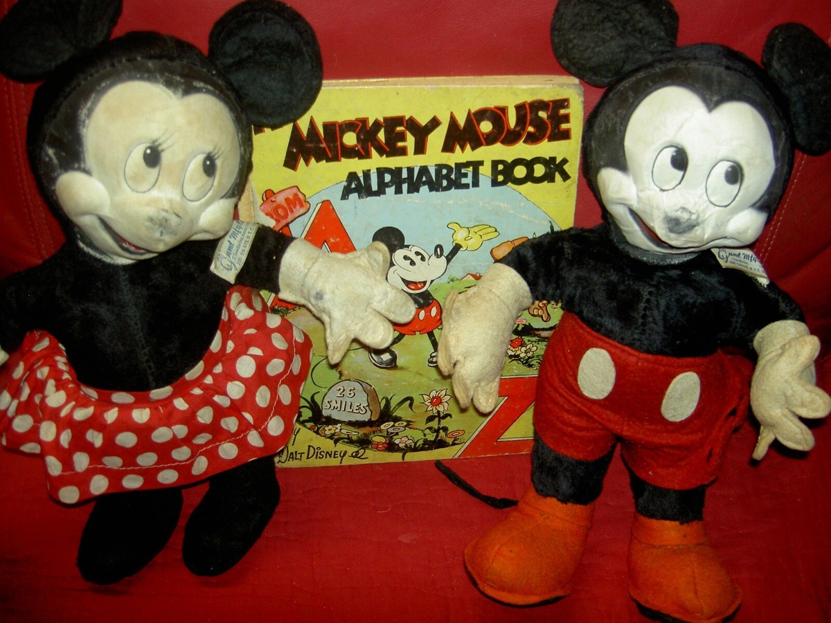 Extremely RARE, 1930s signed, Dean's Rag Co. velvet Mickey Extremely RARE, 1930s signed, Dean's Rag Co. velvet Mickey