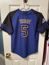 David Wright Jersey New York Mets Baseball Adidas Boys Blue Size Medium