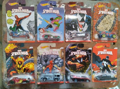 Hot Wheels Marvel Spider-Man Complete Set 2013 8 Of 8 | eBay