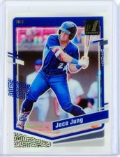 2023 Panini Chronicles Clearly Donruss JACE JUNG TIgers RC Rookie GOLD 8/10
