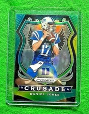 DANIEL JONES PRIZM GREEN YELLOW CARD SP #/249 GIANTS 2020 PRIZM DRAFT PICKS SP 