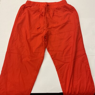 Full Send/Nelk Boys Sportswear Nylon Joggers Size Large. Red. NWT. (FSF-41-1115)