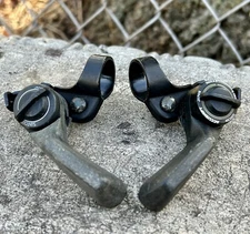 Vintage Suntour Thumb Shifter Set Accushift 6 Speed Touring MTB Ratchet XC 1980s