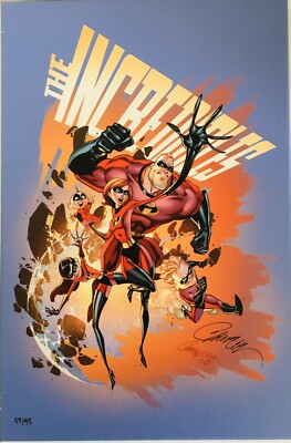 J Scott Campbell & Nei Ruffino ''An Incredible Rush''  Ltd 55/95 Print on Canvas