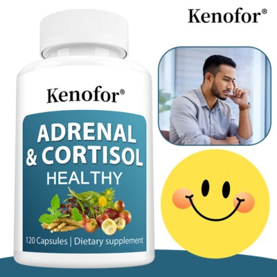 KENOFOR Adrenal Support Supplement Natural Stress Relief & Cortisol Manager Capsules