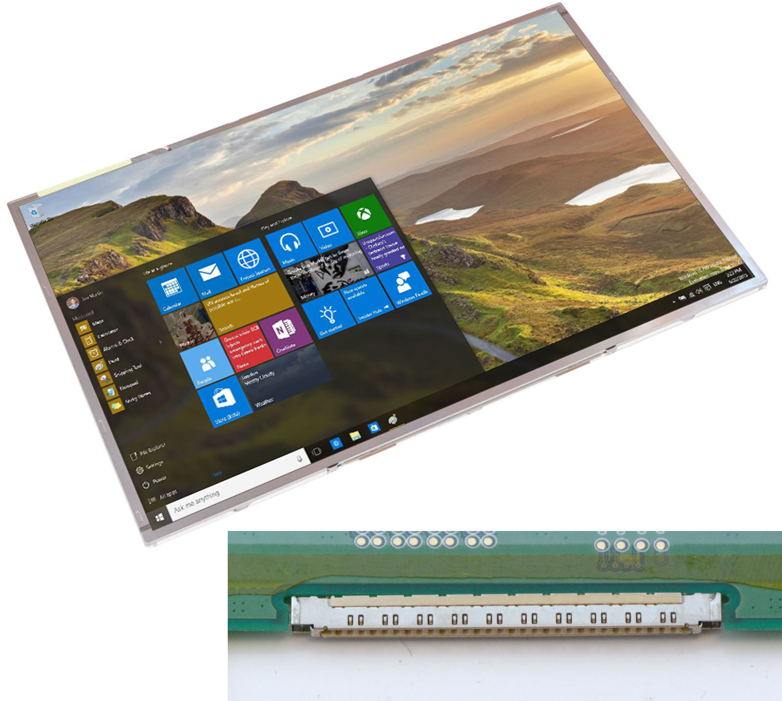 43cm 17"" Svga Tft Lcd Display Matrix 1440x900 Au Optronics B170pw06 0u580c T112