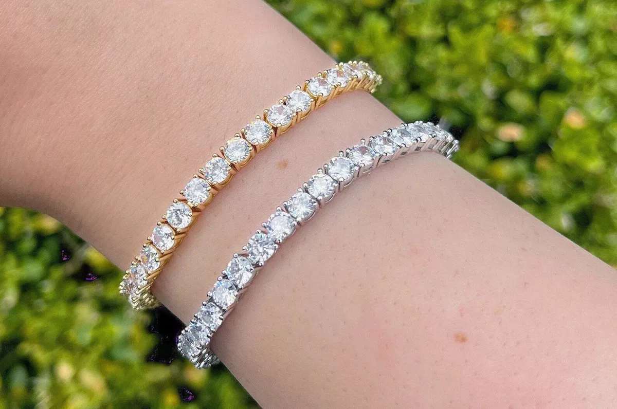 Buy Solid Gold Diamond Bracelet, Rose Bracelet, Genuine Natural Diamond  Bracelet, Valentines Day Gift, Valentines Day Sale Online in India - Etsy