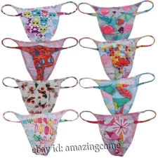 Men Cheeky Shorts Brazilian Bikini Underwear Micro Hip Briefs String-rib Trunks