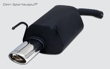 Ulter Sportauspuff Opel VECTRA C Lim. 09/02-05 120x80mm oval eingerollt