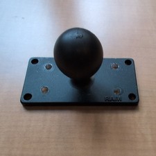 RAM Mount Aluminum 1.5 inch Ball on 2 inch x 4 inch Plate RAM-202U-24