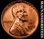 1955-S Lincoln Wheat Cent- Choice Gem Brilliant Uncirculated Luster #J6416
