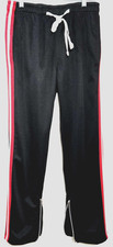 2 Track Pants FOR MEN/ WOMEN, NEW, Black/red, Hiking, Size M, MADE in USA.