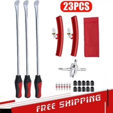 Motorcycle Bike Tire Spoon Iron Repair Kit Tire Change Lever Tool Rim Protector