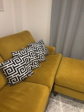 Furniture Village 4 Seater Sofa and Footstool