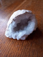 Quartz Geode Natural Cluster White