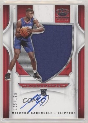 2019 Panini Crown Royale Silhouettes /199 Mfiondu Kabengele Rookie Auto RC 1q7