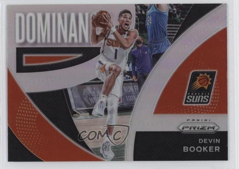 2021-22 Panini Prizm Dominance Silver Prizm Devin Booker #3 19fp