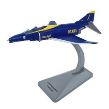 1PCS 14cm Alloy US Navy F-4 Phantom II Fighter Model 1/144 Scale Display Decor