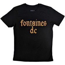 Fontaines D C Gothic Band Logo T Shirt Size XXL