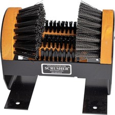 Scrusher B0000AX6DV Heavy-Duty Deluxe Shoe Scraper Cleaner, Black