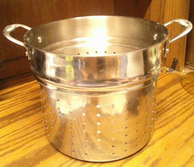 Cuisinart Stainless Steel Steamer Strainer Basket 10x8 Insert Colander      1062