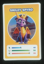 McDonald  s Happy Meal Crash Team Rumble Card Game Smiley Spyro Card