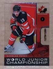 2015-16 Nicolas Petan Upper Deck Ice World Junior Championship #WJ-NP /1299