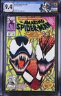 AMAZING SPIDER-MAN #363 (1992) CGC 9.4 Direct Edition Bagley / Emberlin Cover