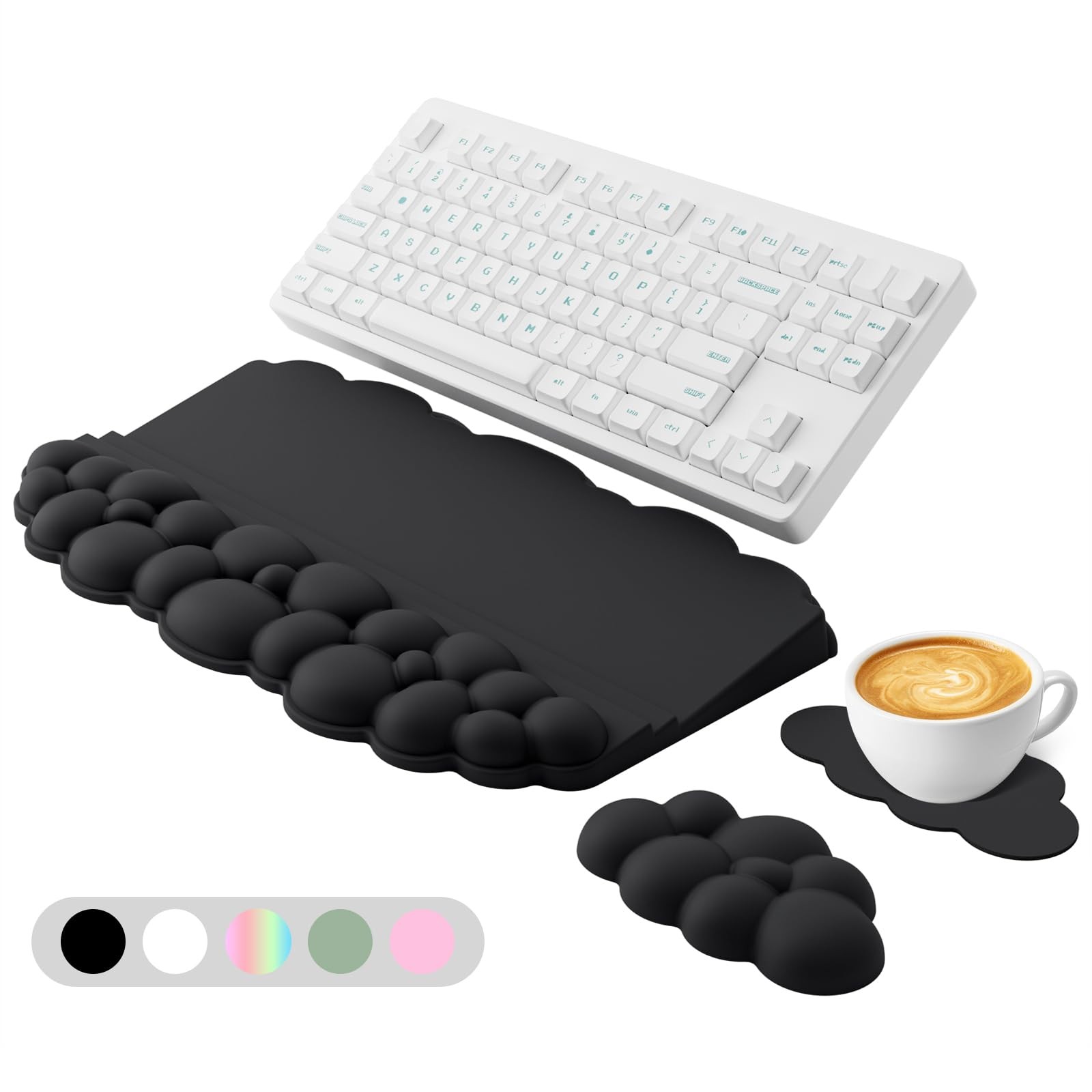 Ergonomic Wrist Rest for Keyboard and Mouse, Soft Memory Foa