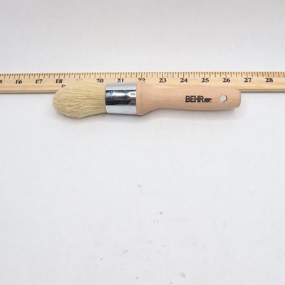 Behr Chalk Decorative Round Wax Brush Natural Bristle 1.75''