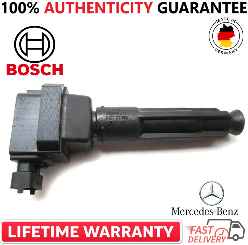 Bobinas de ignição x8 fabricante de equipamento original Bosch para 1996-1999 Mercedes-Benz 4.2L 5.0L, 0221504001 - Imagem 3 de 3